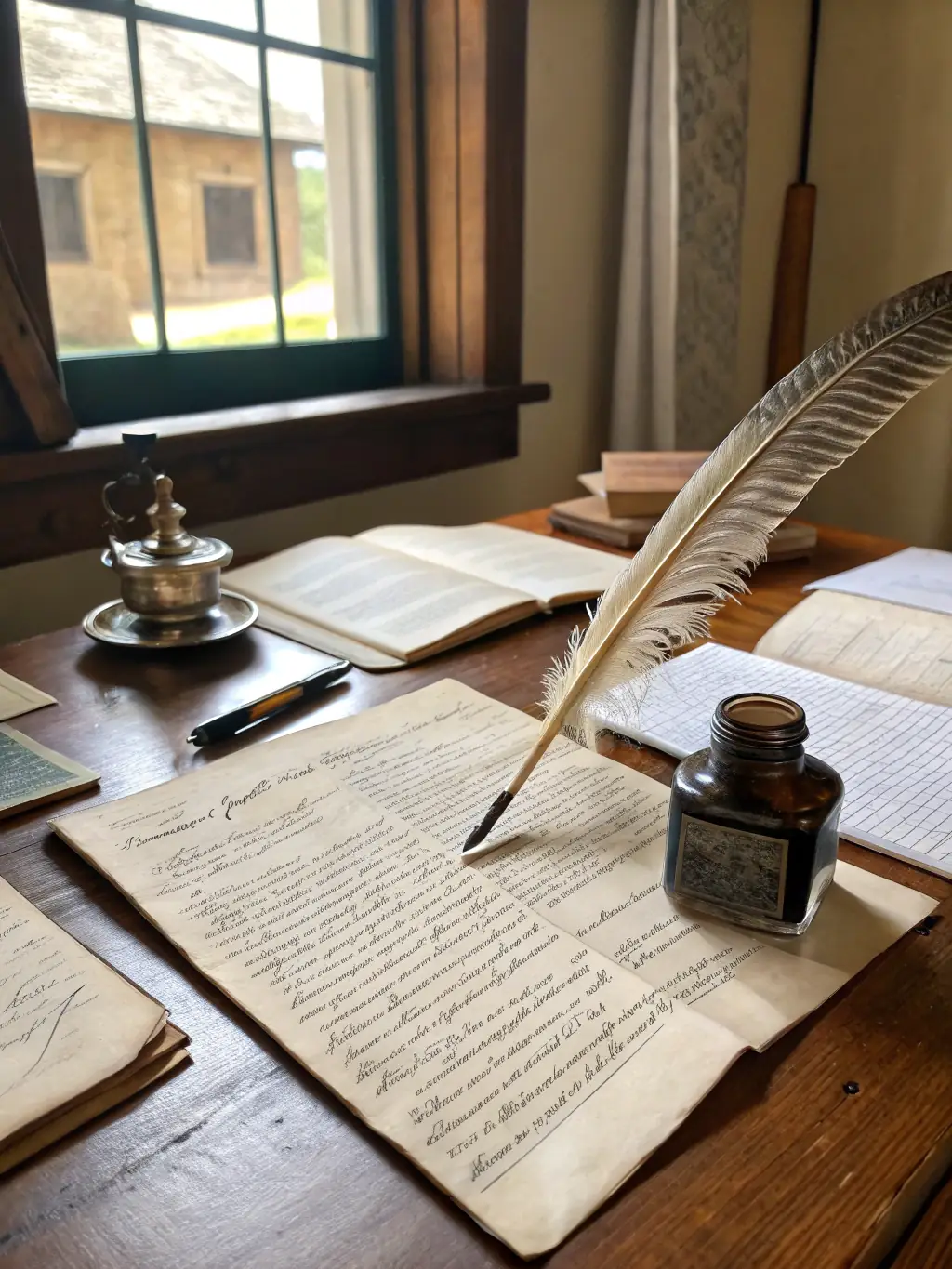 A photograph of researchers meticulously examining historical maps and documents in the Rupificaldien archives, showcasing the dedication to preserving regional history.